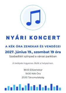 Plakátminta: Koncertplakát