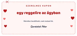 Kuponminta: Szerelmes kupon